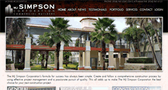 Desktop Screenshot of mjsimpson.com